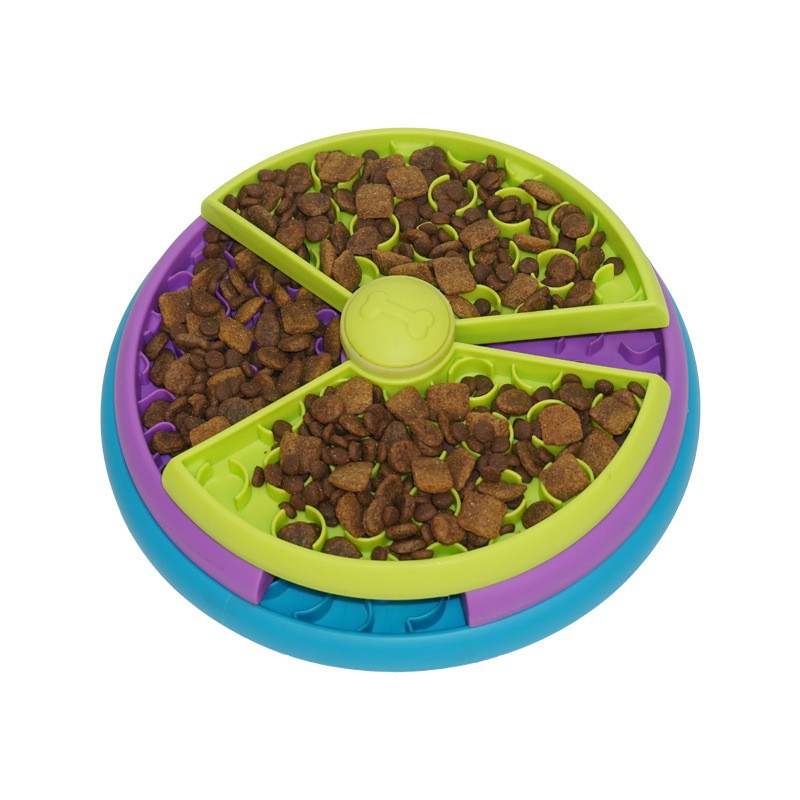 Ultimate Pet Enrichment Spinner - Engaging 3-Tier Treat Puzzle for Boredom Relief & Anxiety - Interactive Brain Toy for Healthy Digestion & Mental Agility