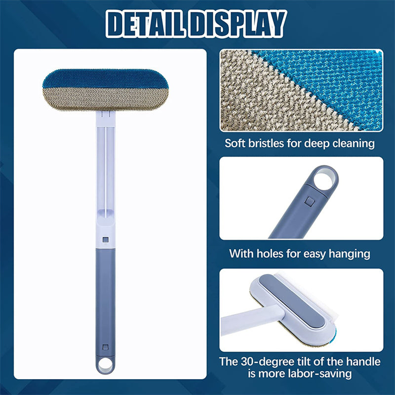 The Ultimate Fur-Free Home & Crystal View Wand - Versatile Deep Cleaning Tool for Pet Owners, Instantly Refreshes Screens, Upholstery, and Rugs with Effortless Gliding