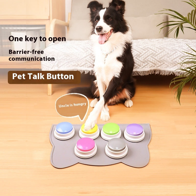 Unlock Your Pet's Voice – Interactive Communication Buttons for Bonding & Mental Enrichment – Fun, Recordable Speech Training Buzzers for Dogs & Cats
