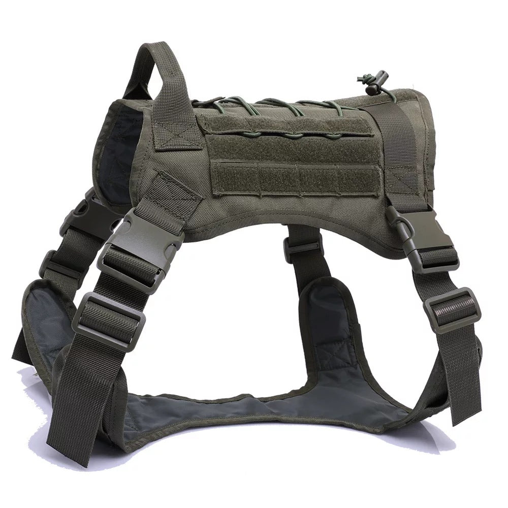 Guardian Series K9 Adventure Vest – Secure & Comfortable Military-Style Harness for Hiking, Training, and Your Loyal Companion's Outdoor Missions