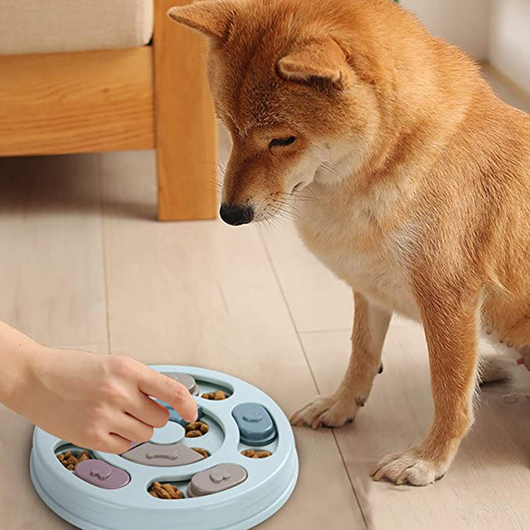 Mindful Mealtime Interactive Enrichment Bowl – Engaging Brain Game for Anxiety Relief, Healthy Digestion & Natural Foraging Instincts for Happy Dogs
