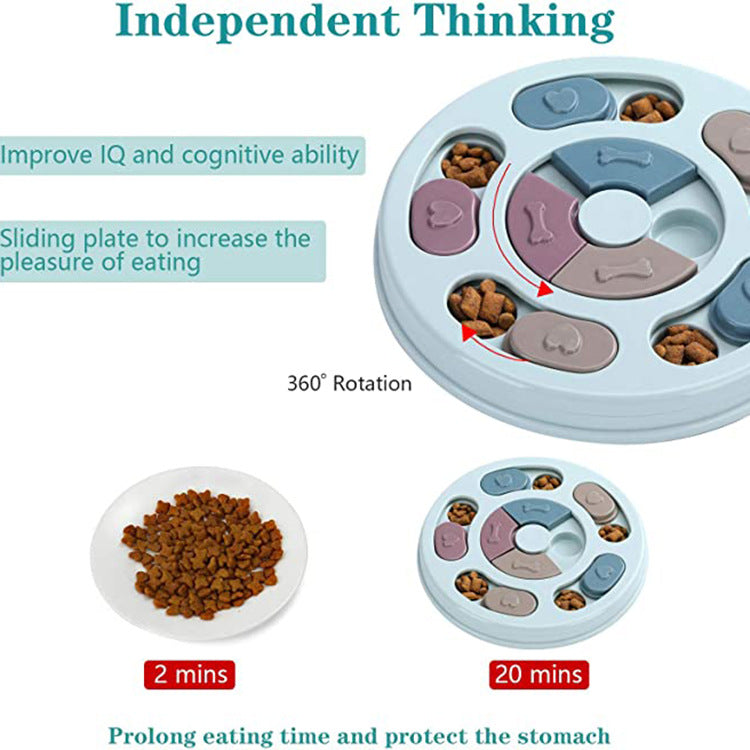 Mindful Mealtime Interactive Enrichment Bowl – Engaging Brain Game for Anxiety Relief, Healthy Digestion & Natural Foraging Instincts for Happy Dogs