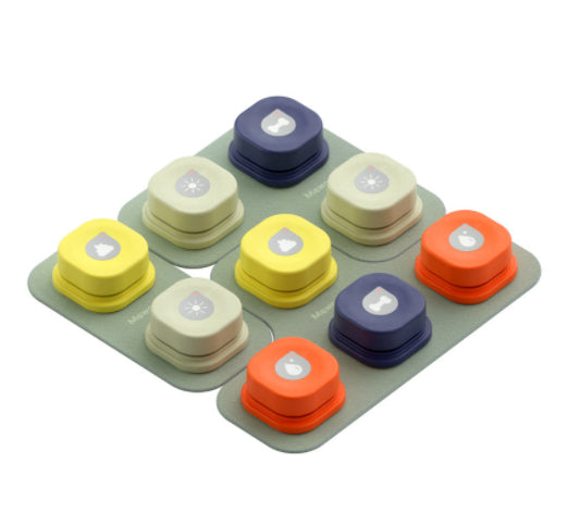 Unlock Your Pet's Voice: Interactive Communication Starter Set for Bonding & Mental Enrichment – Teach Your Dog to "Talk" – Customizable Recording Buttons with Activity Stickers & Mats