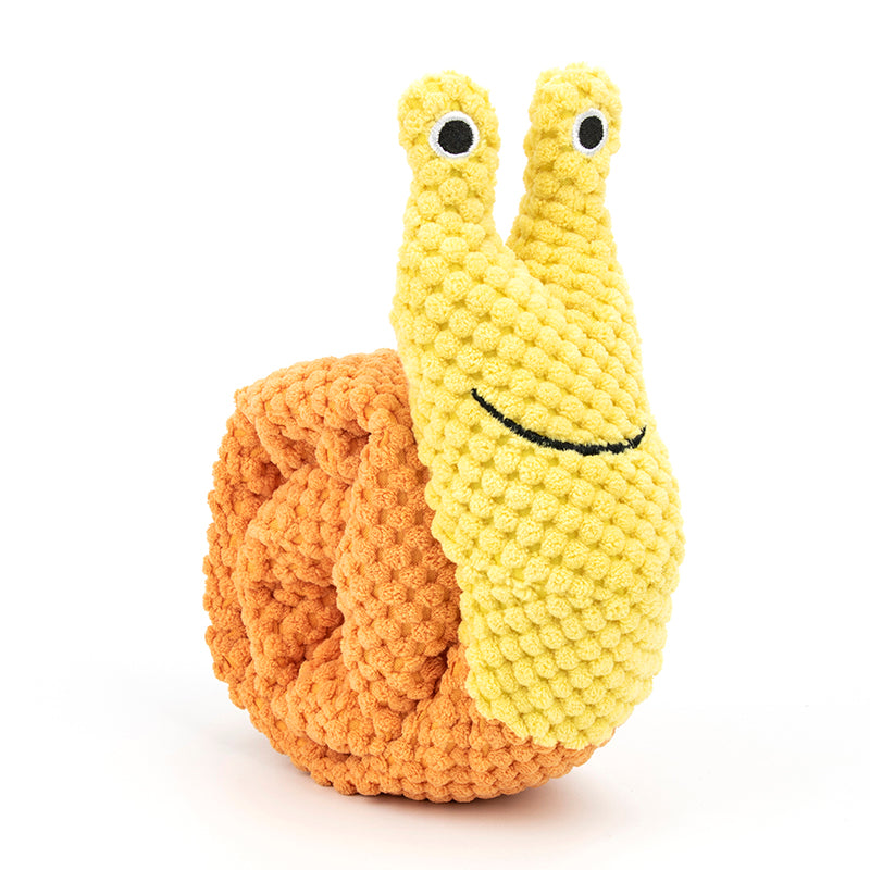 Calming Snail Snuffle Buddy for Dogs - Relieve Anxiety & Boredom with Soft Enrichment Play, Strengthening the Bond Through Interactive Hide-and-Seek Fun
