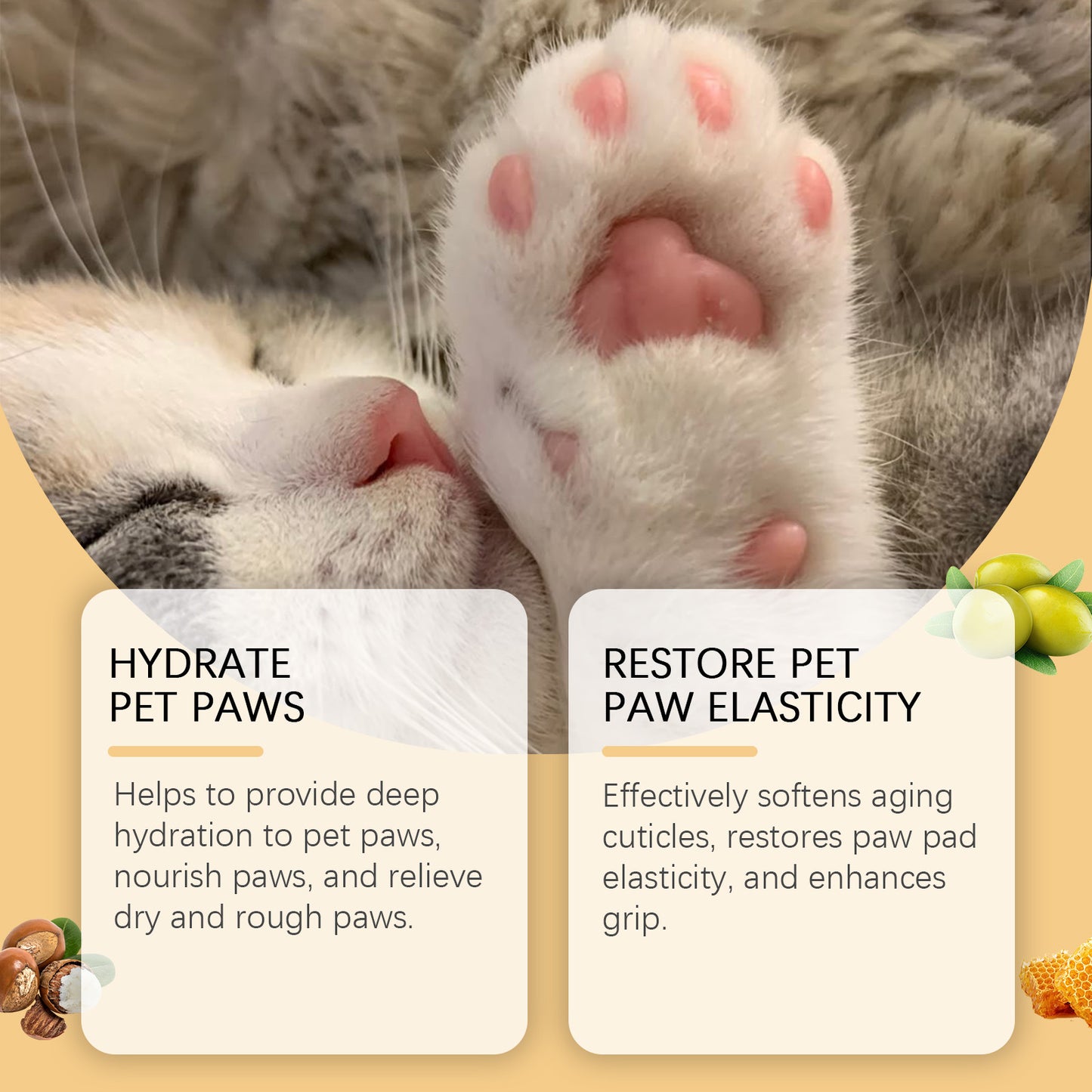 Pure Comfort Pet Paw Soother - Premium All-Natural Nursing Stick for Soft, Healthy Paws - Gentle Daily Protection & Relief for Your Beloved Dog or Cat - Enriched with Nourishing Moroccan Argan Oil