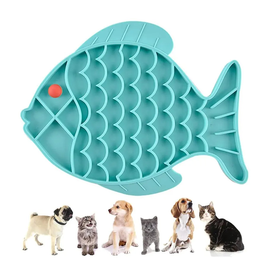 Calming Dog Lick Pad for Anxiety Relief & Boredom - Interactive Enrichment Tray for Healthy Digestion - Premium Soft Silicone Slow Feeder for Happy, Stress-Free Grooming & Treats