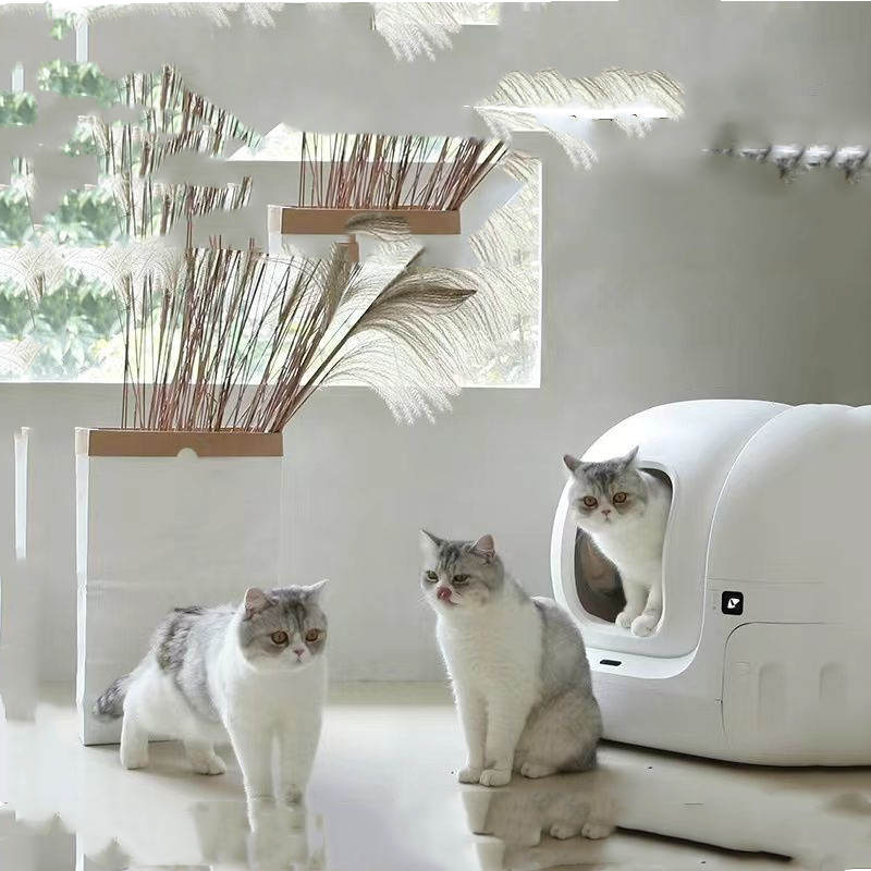 Premium Hands-Free Feline Care: Smart MAX Automatic Sanctuary – The Hygienic, Odor-Free, and Spacious Solution for Your Cat’s Ultimate Comfort and Well-Being