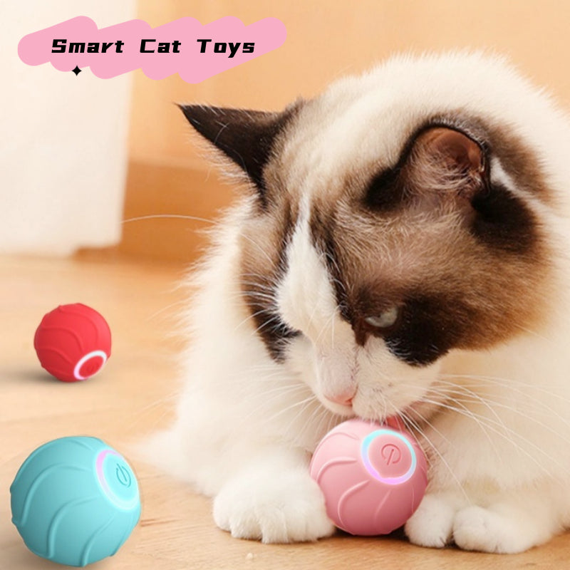 Endless Fun & Boredom Relief: Premium Smart Rolling Ball for Cats – Engages Natural Prey Instincts, Promotes Healthy Active Play & Mental Stimulation for Your Beloved Pet