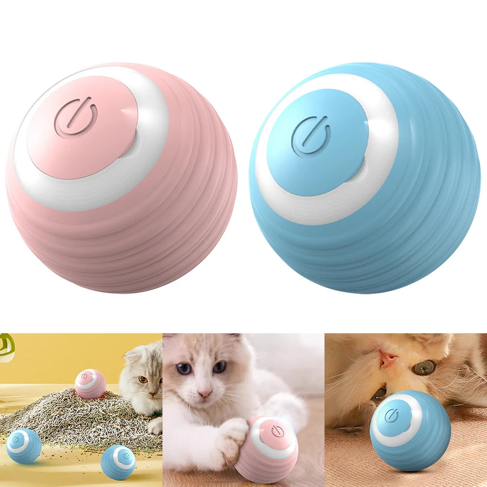 Boredom Relief Smart Ball for Cats - Engage Your Pet's Hunting Instincts with Active Self-Moving Play, Mental Stimulation & Healthy Exercise for Happy Indoor Kittens