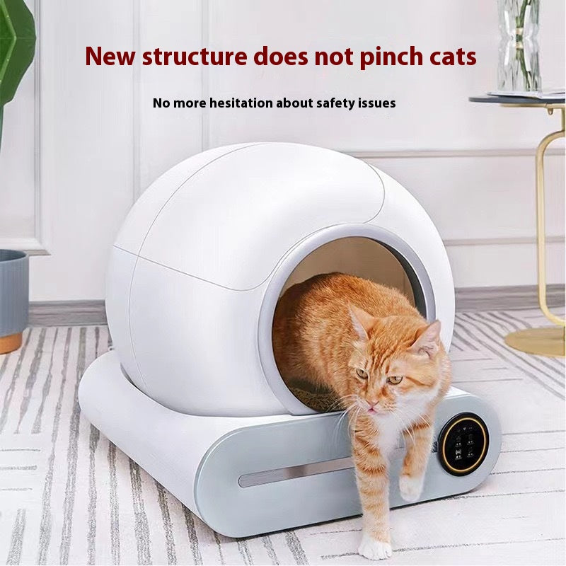 Premium Hands-Free Cat Toilet for a Fresh, Odor-Free Home - Quiet, Hygienic Smart Litter Robot that Keeps Your Pet Happy & Healthy