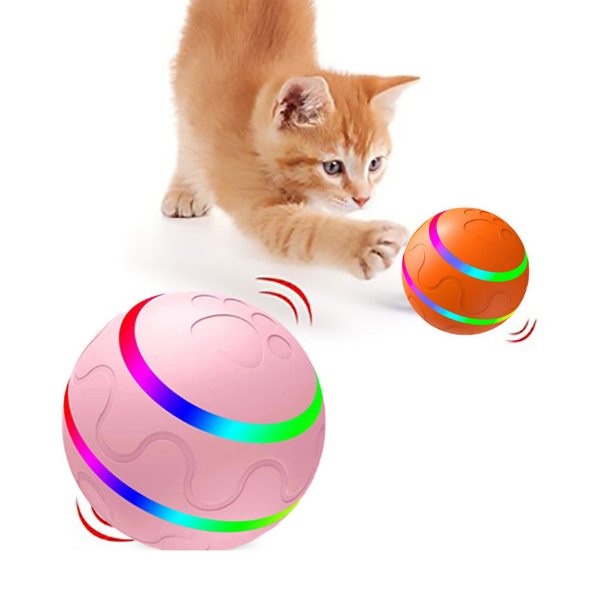 The Ultimate Boredom Buster: Intelligent Self-Rolling Companion for Active Pets – Safe, Whisper-Quiet Silicone Design for Healthy, Happy Playtime