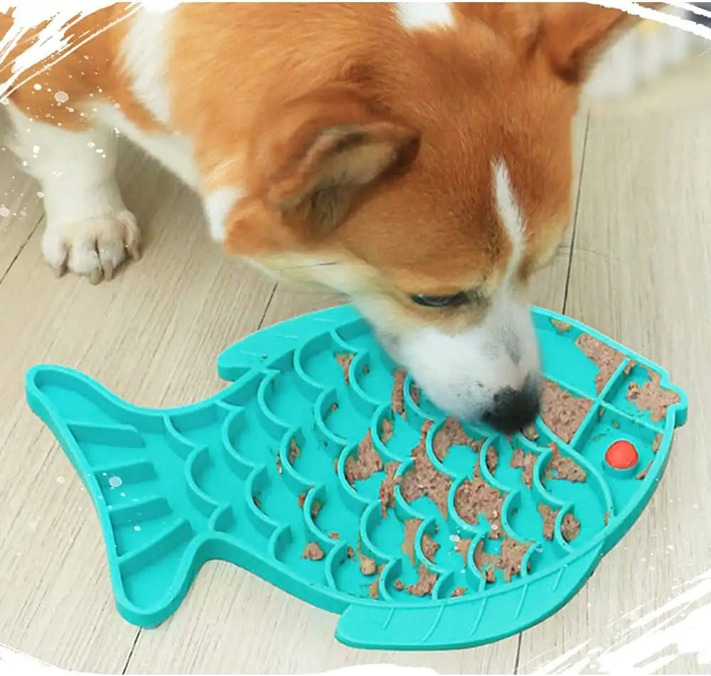 Calming Dog Lick Pad for Anxiety Relief & Boredom - Interactive Enrichment Tray for Healthy Digestion - Premium Soft Silicone Slow Feeder for Happy, Stress-Free Grooming & Treats