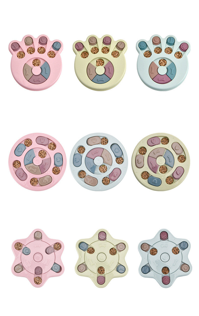 Premium Brain Enrichment Pet Toy - Relieves Boredom & Anxiety - Fun Treat Puzzle for Smart Dogs - Promotes Mental Stimulation & Healthy Eating Habits