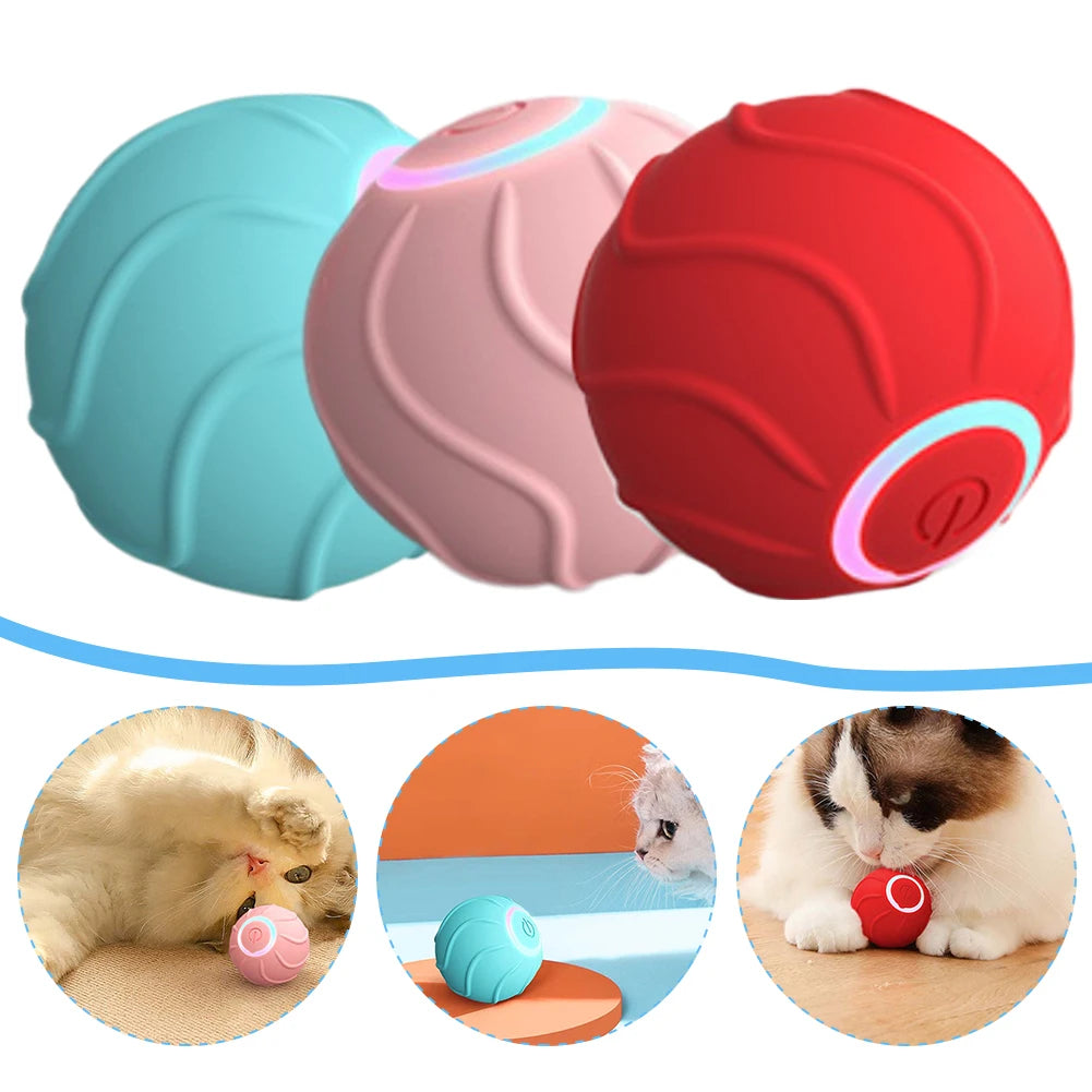 Endless Fun & Boredom Relief: Premium Smart Rolling Ball for Cats – Engages Natural Prey Instincts, Promotes Healthy Active Play & Mental Stimulation for Your Beloved Pet