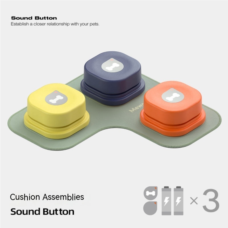 Unlock Your Pet's Voice: Interactive Communication Starter Set for Bonding & Mental Enrichment – Teach Your Dog to "Talk" – Customizable Recording Buttons with Activity Stickers & Mats