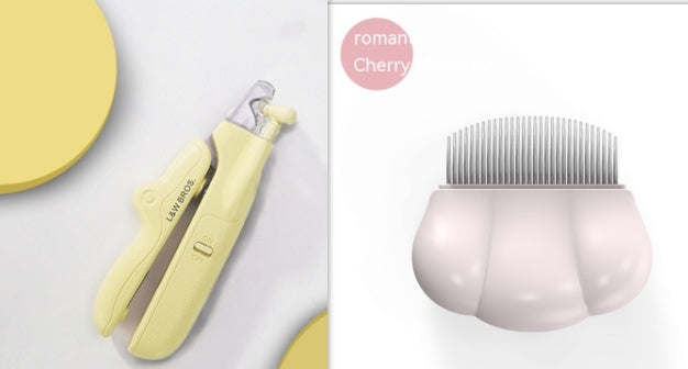 Safe & Gentle Illuminated Pet Grooming Tool - Stress-Free Nail Care for Dogs & Cats - Protect Your Fur Baby with Precision LED Light & Easy-Clean Collector