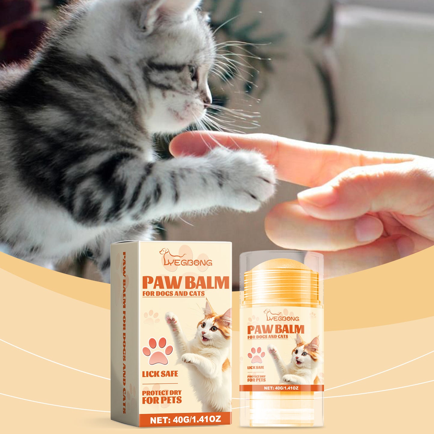 Pure Comfort Pet Paw Soother - Premium All-Natural Nursing Stick for Soft, Healthy Paws - Gentle Daily Protection & Relief for Your Beloved Dog or Cat - Enriched with Nourishing Moroccan Argan Oil