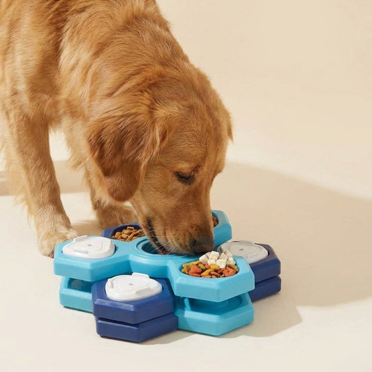 Boredom Buster & Anxiety Relief Enrichment Toy – Engage Your Smart Dog with This Premium Interactive Puzzle Feeder for Healthy, Happy Mealtime Adventures