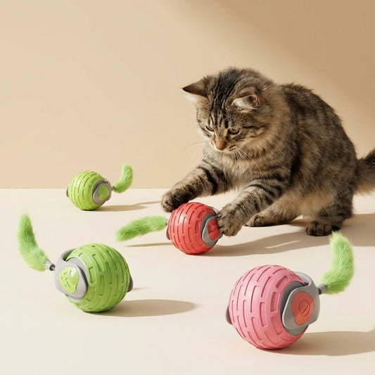 Premium Boredom Relief Cat Toy – Engaging Self-Rolling Smart Companion for Mental Enrichment, Quiet Night Play & Active Fun – Safe, Durable Automatic Ball for Happy, Healthy Pets