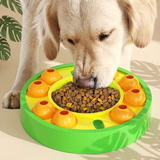 Ultimate Boredom Buster for Dogs: Engaging Press-to-Feed Puzzle & Slow Feeder for Mental Enrichment, Healthy Digestion, and Anxiety Relief – Smart Play for a Happier Pet