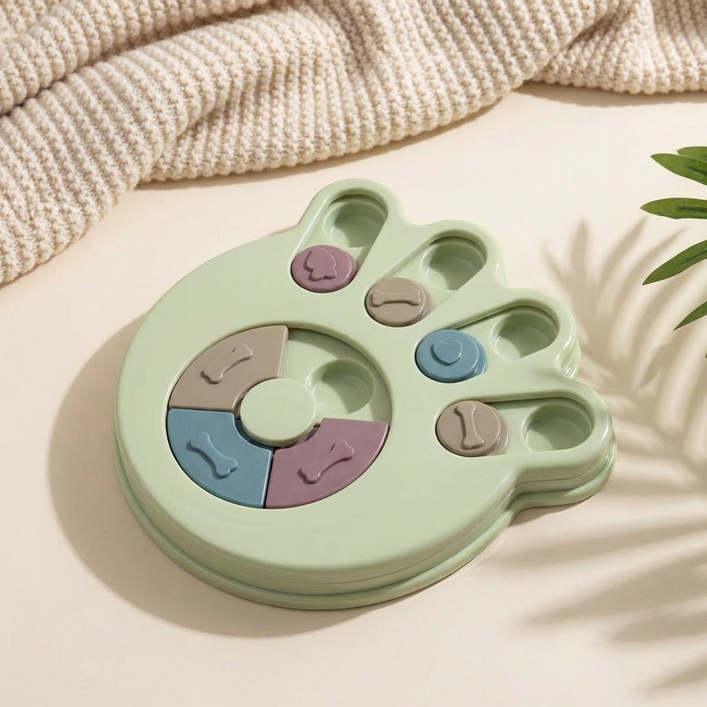 Premium Brain Enrichment Pet Toy - Relieves Boredom & Anxiety - Fun Treat Puzzle for Smart Dogs - Promotes Mental Stimulation & Healthy Eating Habits