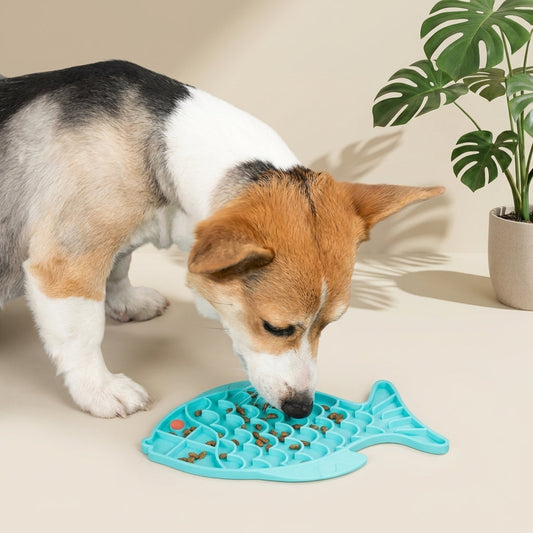 Calming Dog Lick Pad for Anxiety Relief & Boredom - Interactive Enrichment Tray for Healthy Digestion - Premium Soft Silicone Slow Feeder for Happy, Stress-Free Grooming & Treats