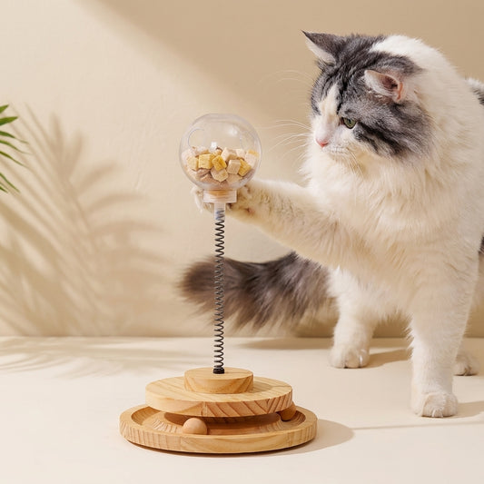 Premium Enrichment Puzzle for Happy Pets – Stimulates Natural Hunting Instincts & Reduces Anxiety – Healthy Slow Feeding & Active Playtime