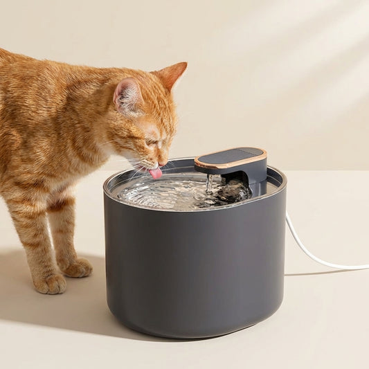 Automatic Pet Cat Water Fountain Mute Water Feeder Bowl USB Charge Auto Electric Feeder Pet Drinking Dispenser For Cat Dog Pet Products