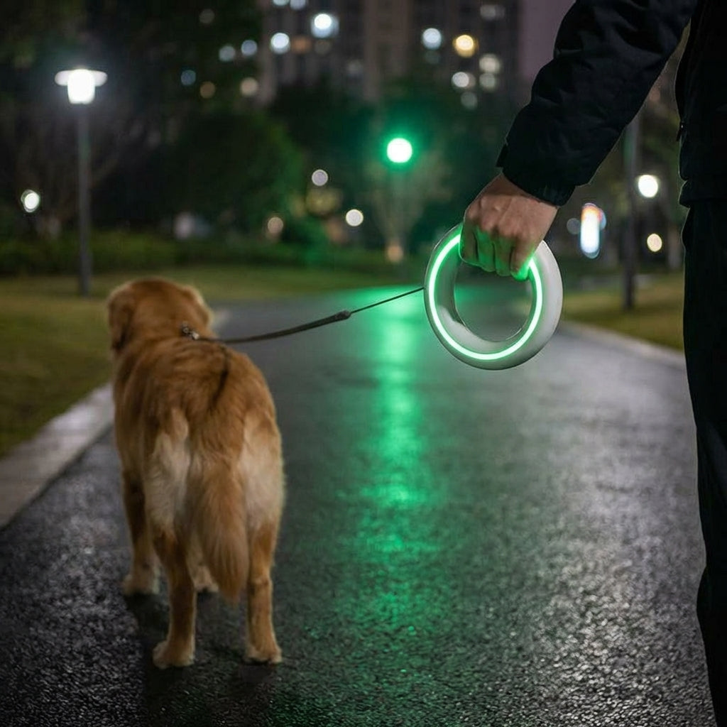 Cute King Star Retractable Pet Leash Dog Leash Dog Chain Leash Collar Amazon Hot