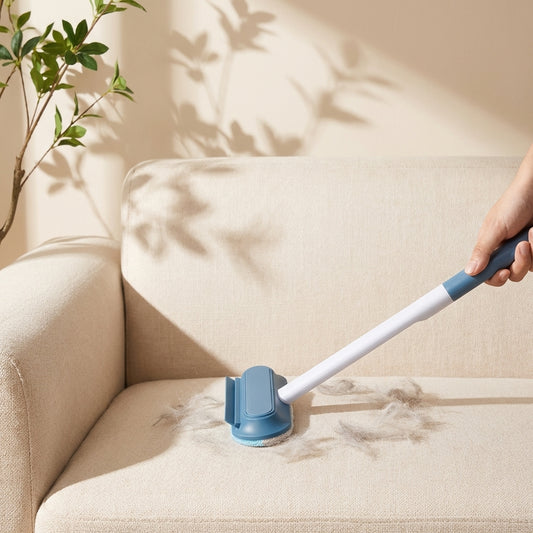 The Ultimate Fur-Free Home & Crystal View Wand - Versatile Deep Cleaning Tool for Pet Owners, Instantly Refreshes Screens, Upholstery, and Rugs with Effortless Gliding