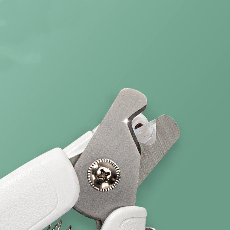 Safe & Gentle Illuminated Pet Grooming Tool - Stress-Free Nail Care for Dogs & Cats - Protect Your Fur Baby with Precision LED Light & Easy-Clean Collector