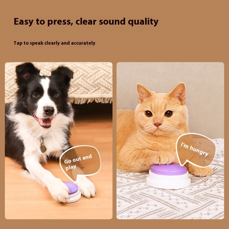 Unlock Your Pet's Voice – Interactive Communication Buttons for Bonding & Mental Enrichment – Fun, Recordable Speech Training Buzzers for Dogs & Cats