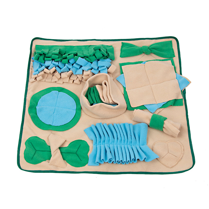 Premium Pet Enrichment Snuffle Mat - Interactive Boredom Buster & Stress Relief Foraging Blanket - Promotes Mental Stimulation & Calming Natural Instincts for Happy Dogs