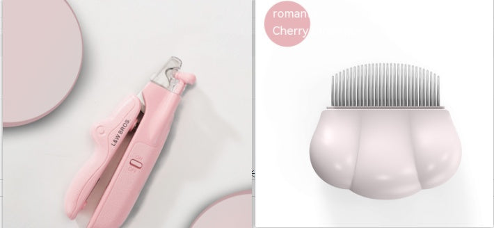 Safe & Gentle Illuminated Pet Grooming Tool - Stress-Free Nail Care for Dogs & Cats - Protect Your Fur Baby with Precision LED Light & Easy-Clean Collector