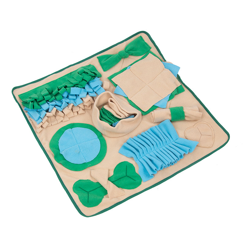 Premium Pet Enrichment Snuffle Mat - Interactive Boredom Buster & Stress Relief Foraging Blanket - Promotes Mental Stimulation & Calming Natural Instincts for Happy Dogs
