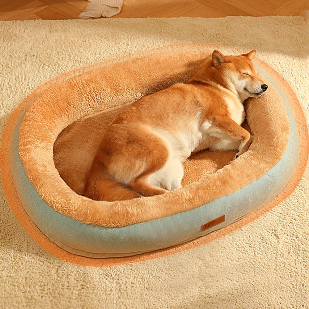Cozy Cloud Sanctuary for Pets - Ultra-Soft Warm Plush Bed for Anxiety Relief - The Ultimate Sleep Haven for Dogs & Cats - Machine Washable & Easy Care