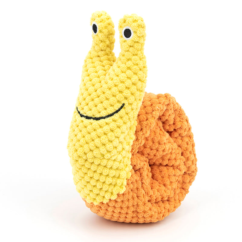 Calming Snail Snuffle Buddy for Dogs - Relieve Anxiety & Boredom with Soft Enrichment Play, Strengthening the Bond Through Interactive Hide-and-Seek Fun